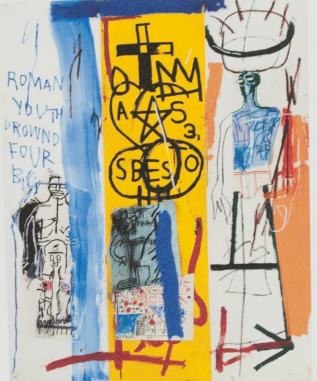American Litho on Paper Signed Basquiat A.P. (1 of 6)