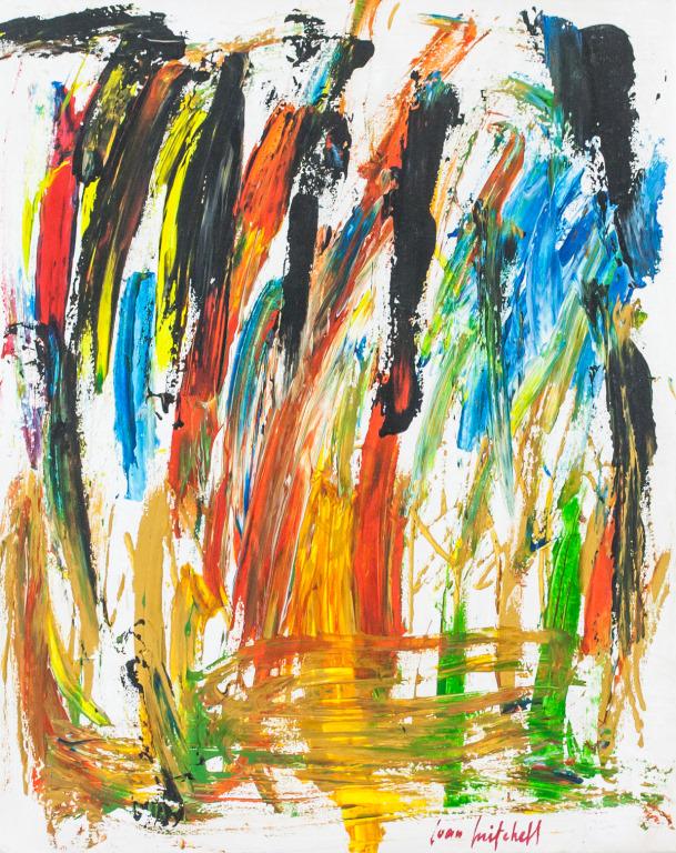 American Oil on Canvas Signed Joan Mitchell (1 of 5)