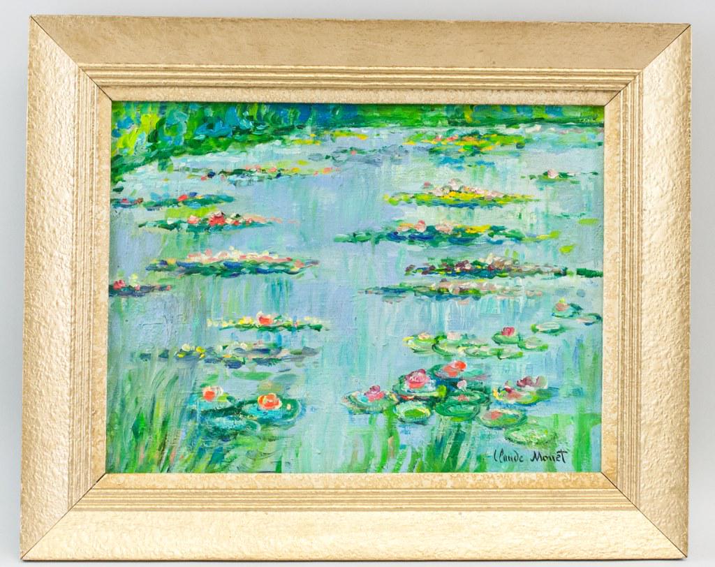 French Oil on Canvas Signed Claude Monet (1 of 7)