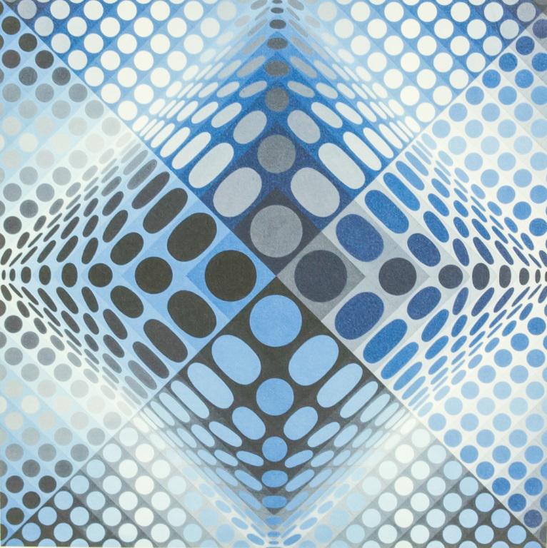 Russian Lithograph Signed Victor Vasarely 60/120 (1 of 6)