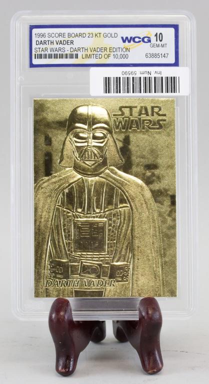 Score Board 1996 Star Wars Darth Vader Card (1 of 4)