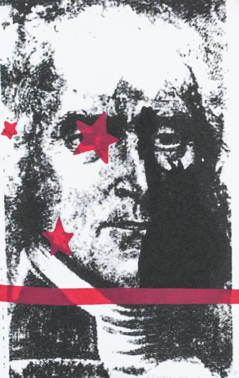 American Lithograph Signed Rauschenberg 8/80 (1 of 7)