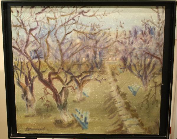 V.Ponikarov(Ukraine,1929~), watercolor on paper, 2: V.Ponikarov(Ukraine,1929~), watercolor on paper, 23 1/4" x 26 1/2"