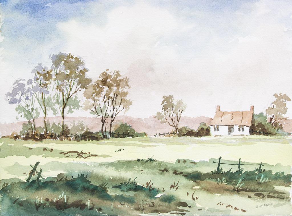 Edward Garbely 1908-1999 US Watercolor Landscape (1 of 5)