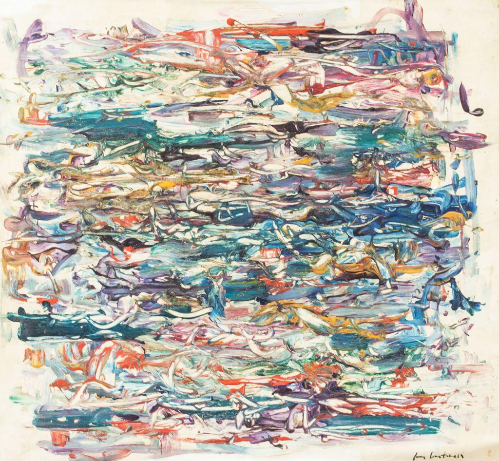 American Oil on Canvas Signed Joan Mitchell (1 of 8)