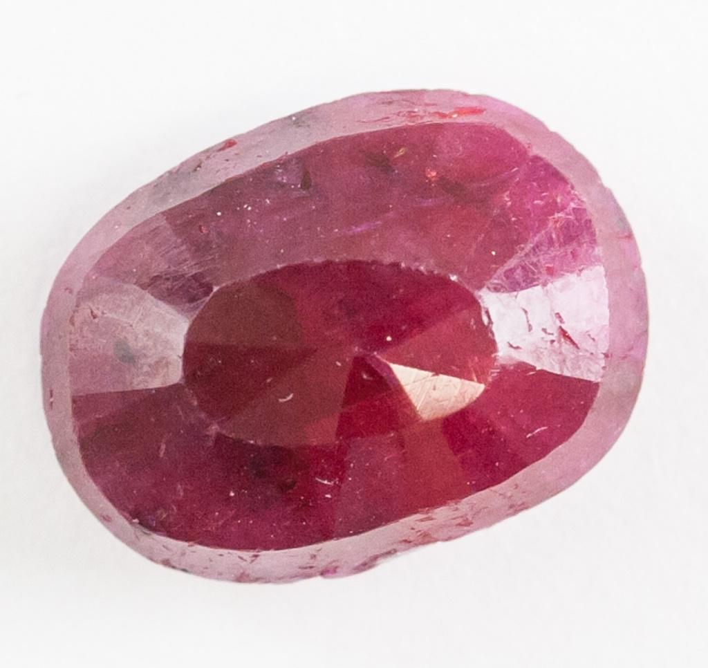 6.14ct Oval Cut Red Natural Ruby IGL&I (1 of 5)