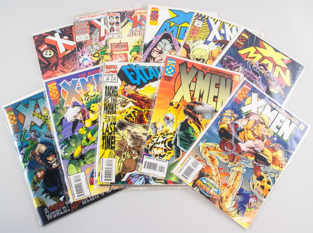 12 Assorted X-Men Excalibur Marvel Comics 1993-95 (1 of 6)