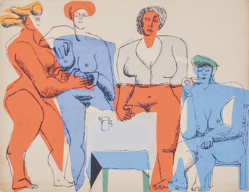 French Lithograph Signed Le Corbusier 67/120 (1 of 6)