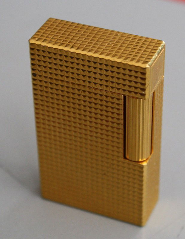 35A Pre 1970's St.Dupont gold plated lighter, France,