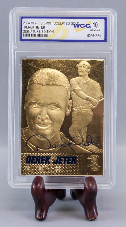 2004 Merrick Mint Sculpted Gold Derek Jeter (1 of 2)
