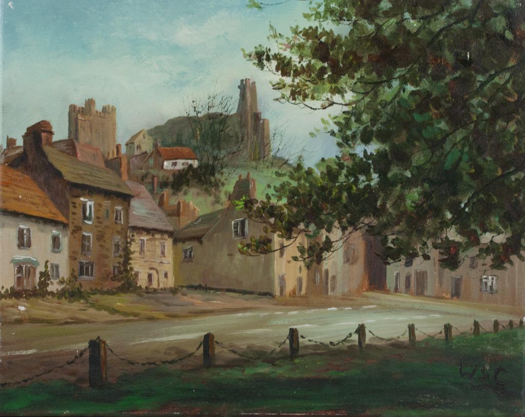 British Oil on Board Inscribed Winston Churchill (1 of 6)