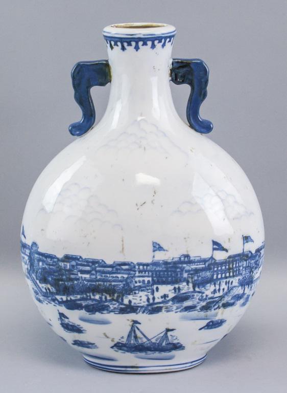 Chinese Blue & White Porcelain Vase Export Ware (1 of 6)