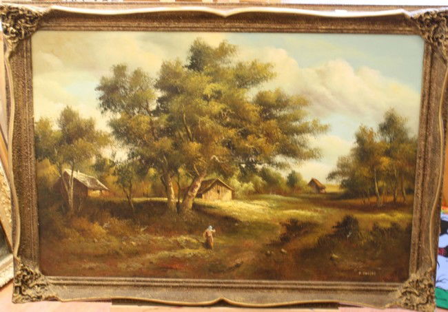 Eric Forlee (Chinese 1949) oil on board: Eric Forlee (Chinese 1949) oil on board, 24 X 36