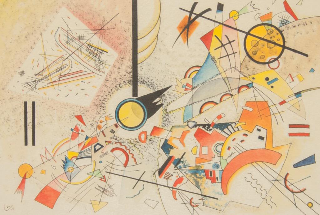 Russian Lithograph Signed Kandinsky XII/C (1 of 6)