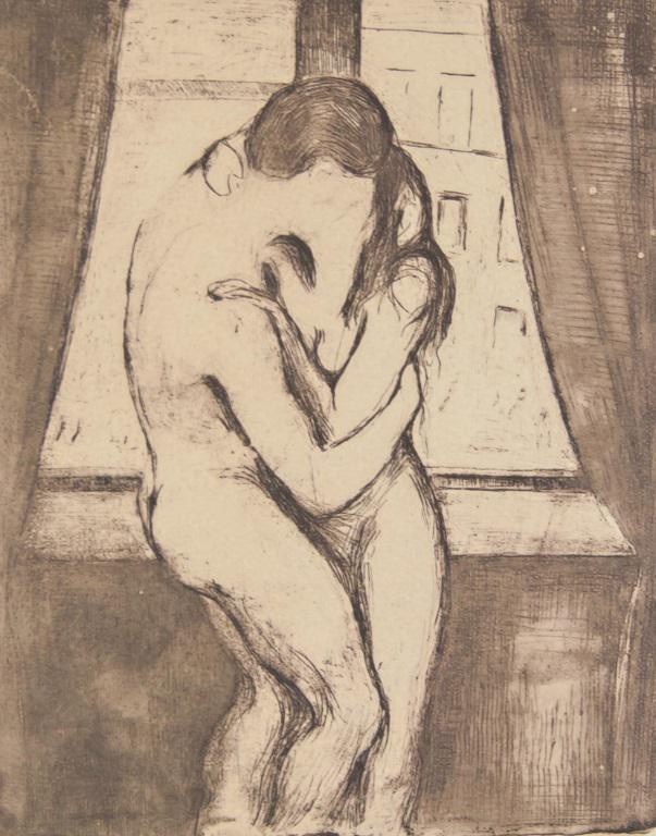 Norwegian Lithograph Signed ED Munch XVI/L (1 of 6)