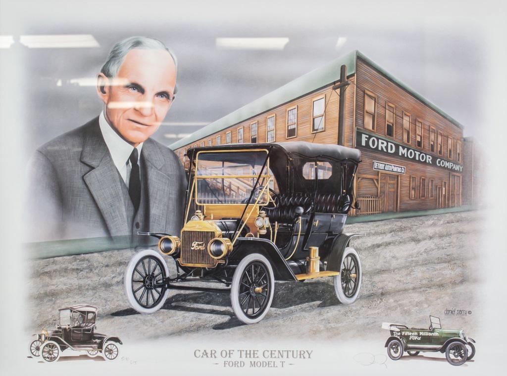 Ford Model T Litho Signed DP 518/645 COA (1 of 10)