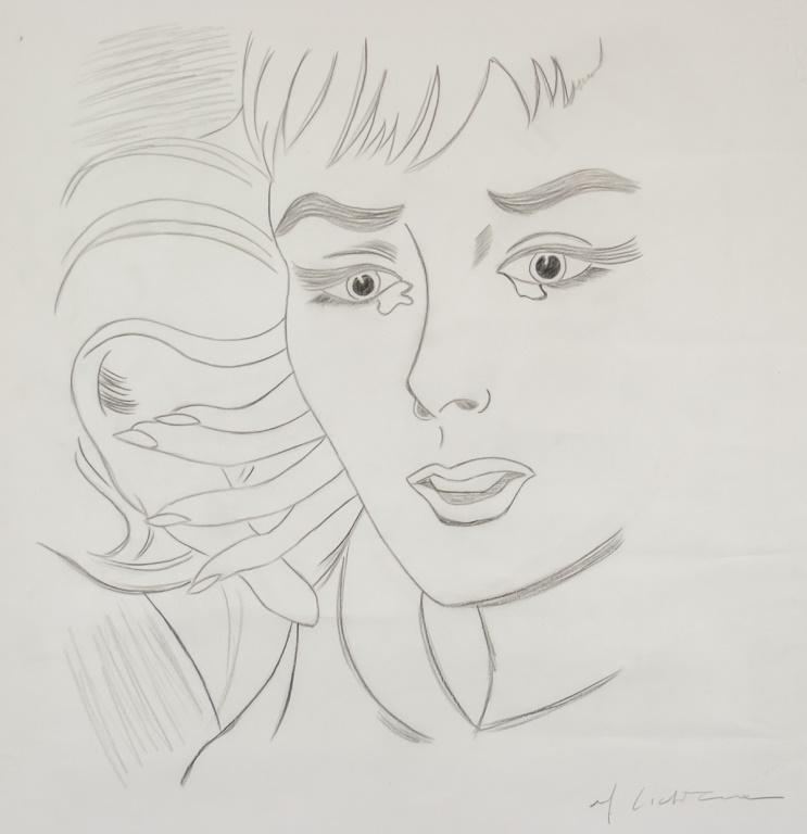 American Pencil on Paper Signed Roy Lichtenstein (1 of 6)