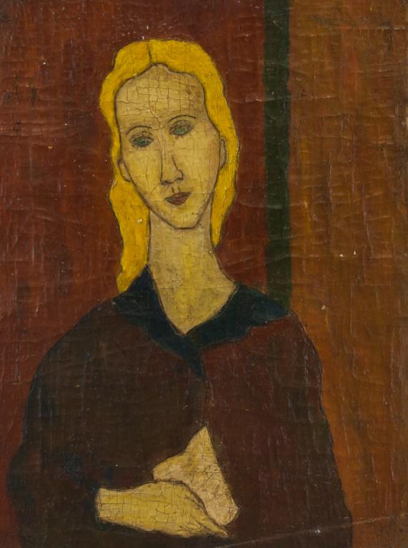 Italian Oil on Canvas Signed Modigliani (1 of 5)