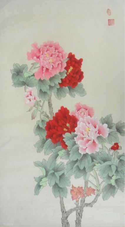 Chang Lu Chinese Watercolor on Paper: CHANG LU 20TH CENTURY CHINESE WATERCOLOR ON PAPER Artist's Name: Chang Lu Date / Period: 20th Century Form / Medium Used: Watercolor on Paper Inscription / Seal: Inscribed & signed with two artist sea