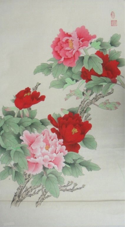 Chang Lu Chinese Watercolor on Paper: CHANG LU 20TH CENTURY CHINESE WATERCOLOR ON PAPER Artist's Name: Chang Lu Date / Period: 20th Century Form / Medium Used: Watercolor on Paper Inscription / Seal: Inscribed & signed with two artist sea