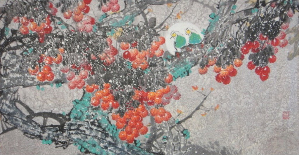 Zhou Yun Chinese Watercolor on Paper: ZHOU YUN 周雲 20TH CENTURY CHINESE WATERCOLOR ON PAPER Artist's Name: Zhou Yun 周雲 Date / Period: 20th Century Form / Medium Used: Watercolor on Paper Inscription / Seal: Insc