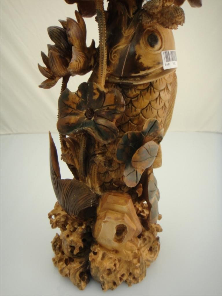 Antique Chinese Carved Ivory Fish - 5