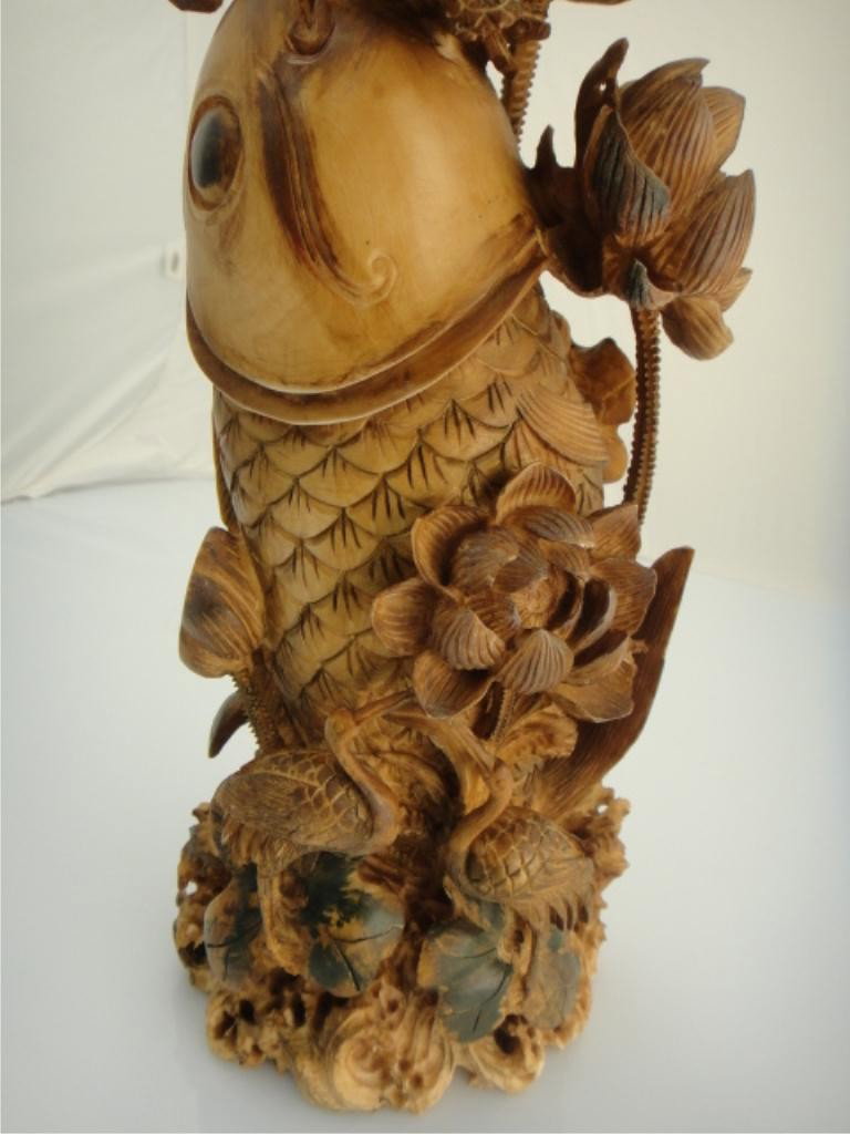 Antique Chinese Carved Ivory Fish - 7