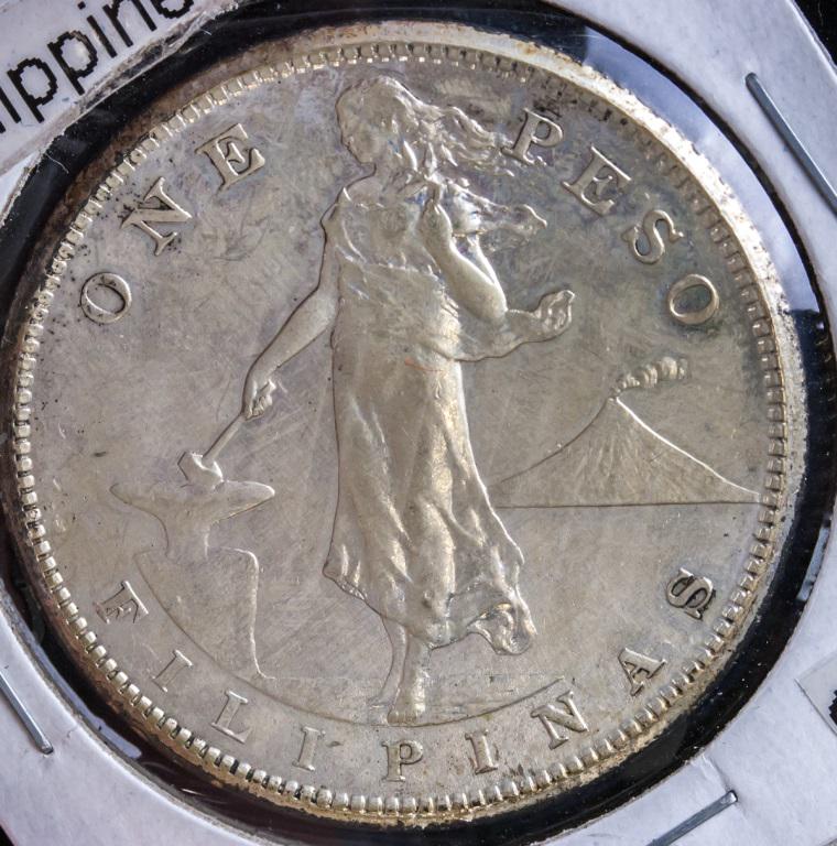 Philippines 1 Peso 1907 US Administration (1 of 3)