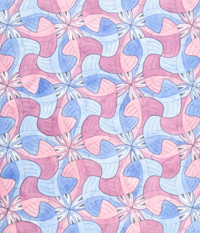 Dutch Litho on Paper Signed MC Escher 43/200 (1 of 7)