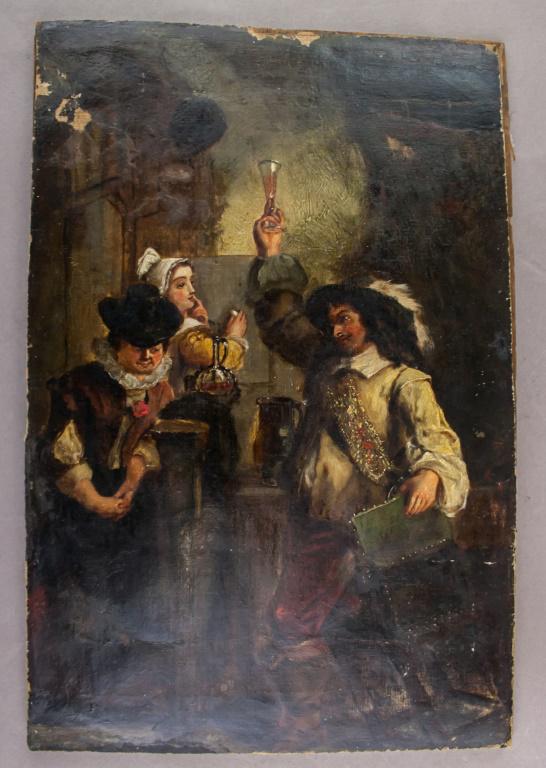 Dutch Oil on Canvas Circle of Rembrandt (1 of 11)