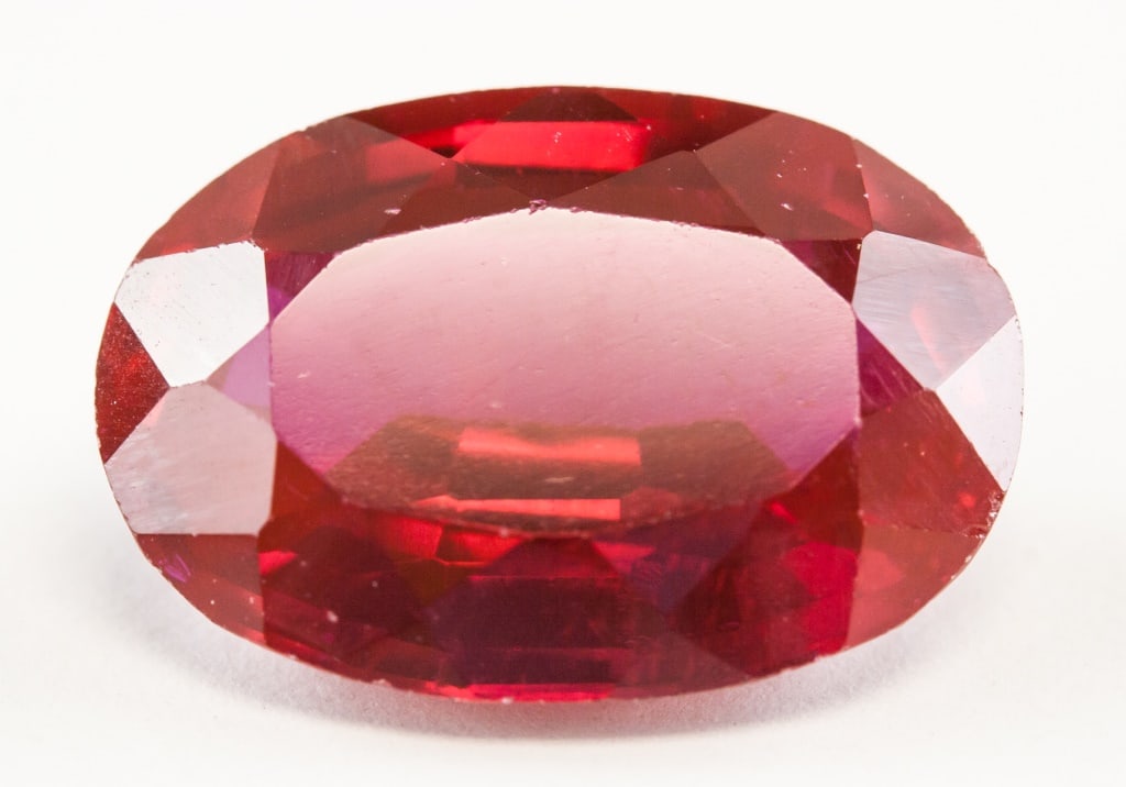 13.95CT Oval Cut Blood Red Natural Ruby w/ GGL (1 of 4)