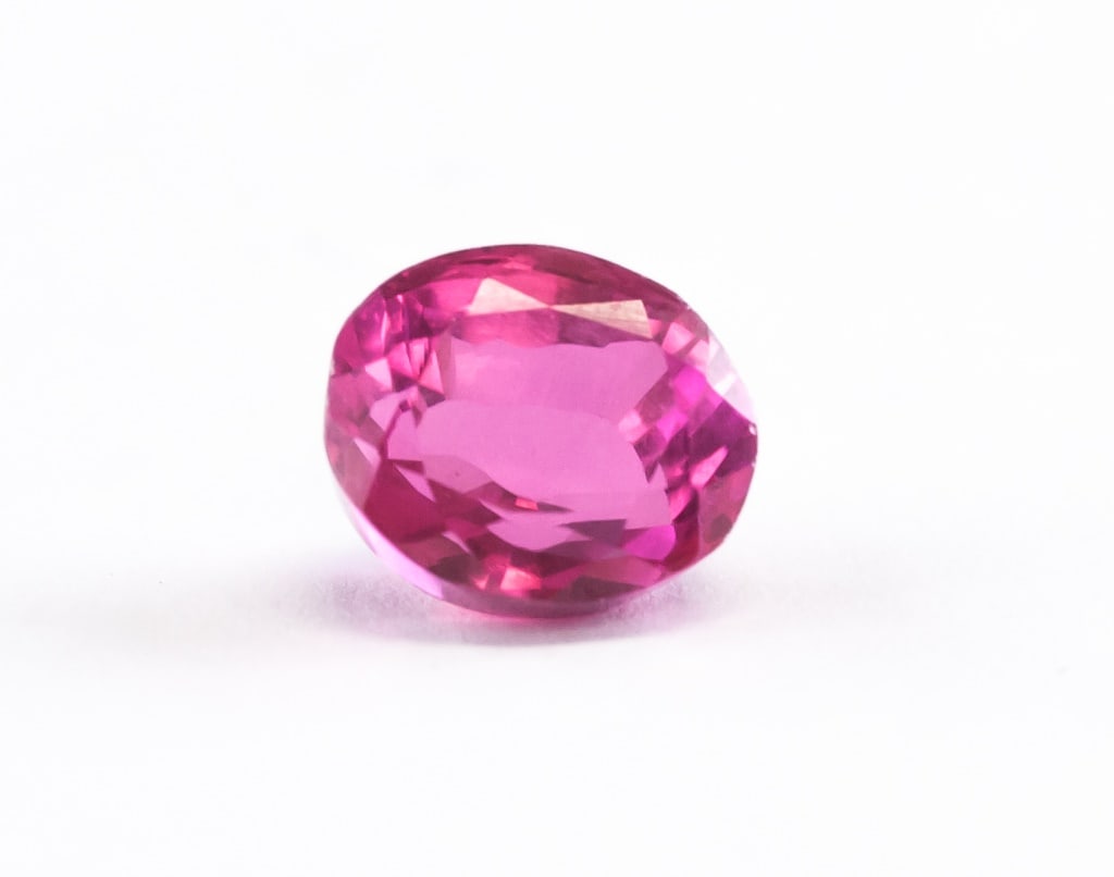 8.10ct Oval Cut Pink Sapphire GGL (1 of 4)