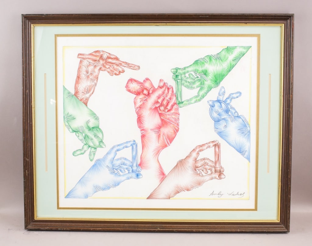 American MMOP Signed Andy Warhol FINE ART GALLERIE (1 of 9)