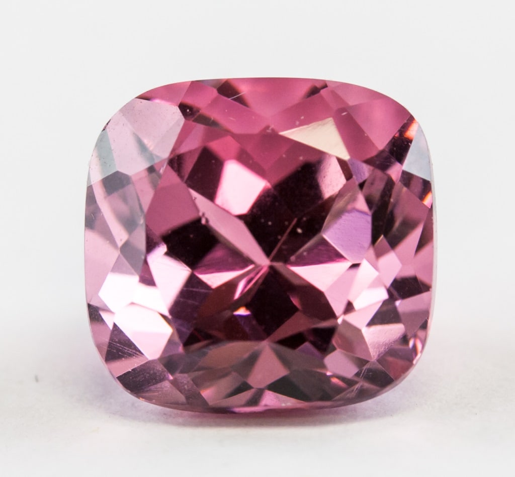 6.15ct Cushion Cut Pink Natural Alexandrite GGL: One (1) 6.15 ct cushion cut pink natural alexandrite gemstone. 10.01 x 9.58 x 8.22mm. Accompanied with GGL certificate.