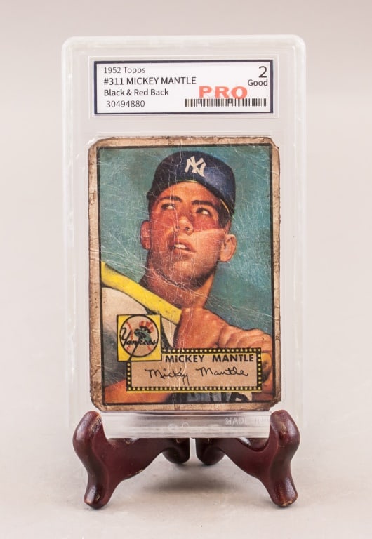 1952 Topps #311 Mickey Mantle Rookie Card PRO 2 (1 of 6)