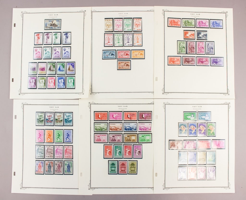 1950s - 70s Vietnamese Stamp Collections (1 of 7)