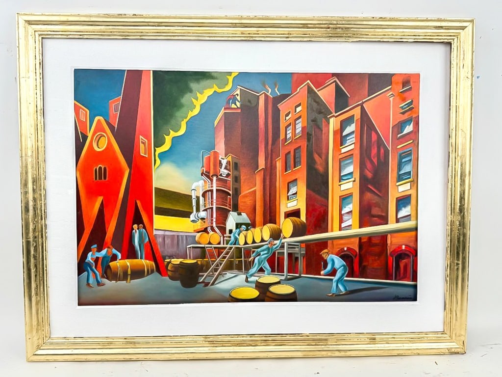 OOC Signed Thomas Hart Benton '1945 Kansas City (1 of 8)