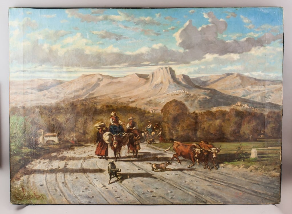 OOC Sgd Emile Charles Joseph Loubon Sotheby's (1 of 10)