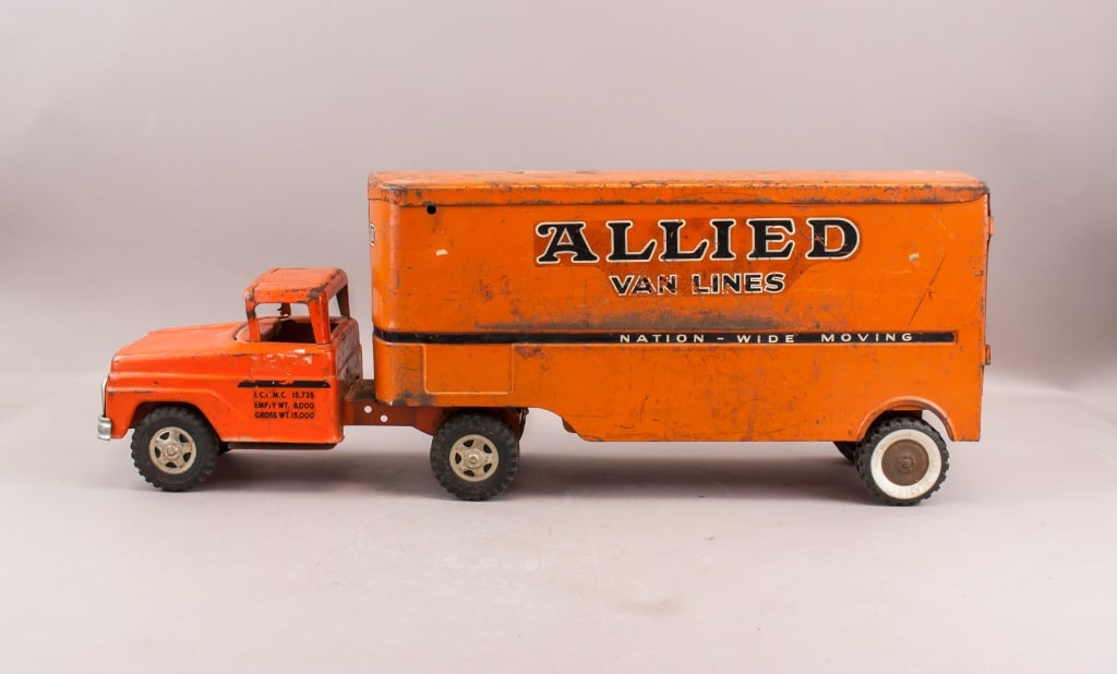 1930's American Toy Trailer Allied Truck (1 of 7)