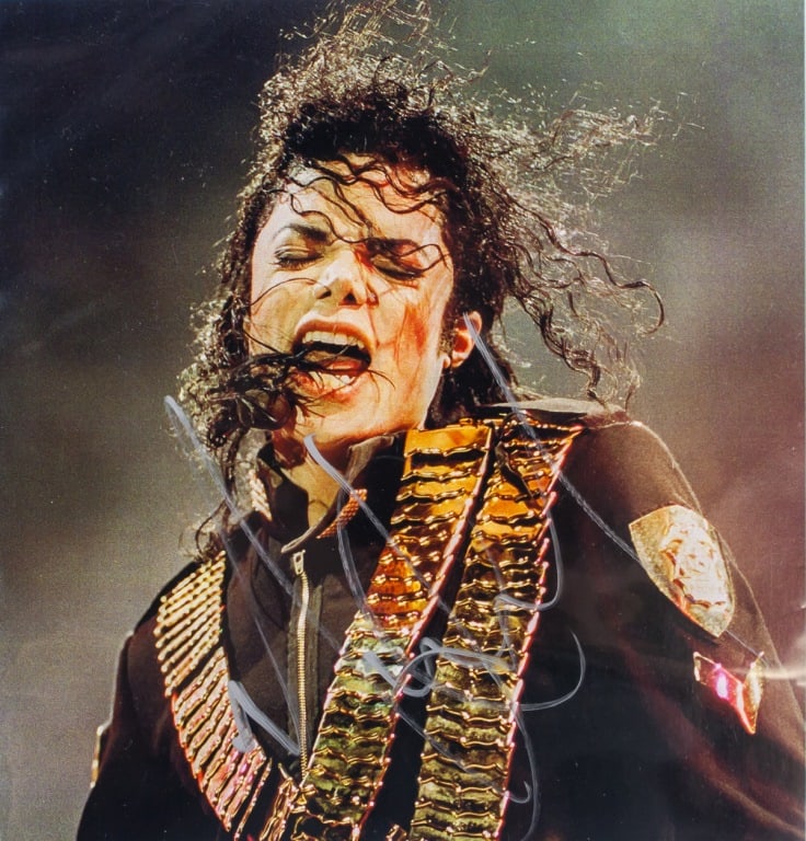 Michael Jackson Autographed Photo w/ Leelands COA (1 of 9)