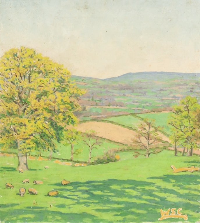 British Oil on Canvas Signed Winston Churchill (1 of 11)