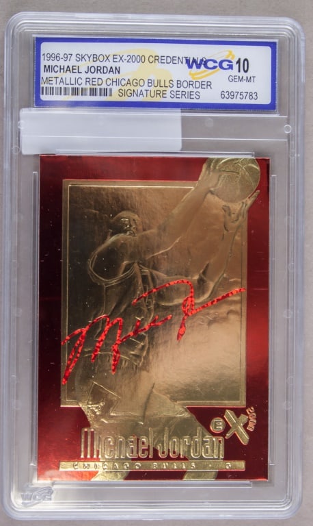 1996-97 Skybox Ex-2000 Michael Jordan Card WCG 10 (1 of 4)