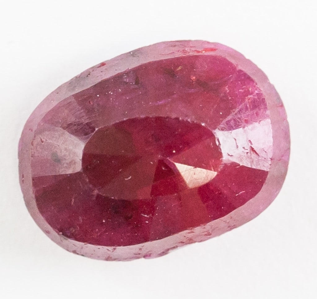 6.14ct Oval Cut Red Natural Ruby IGL&I (1 of 5)