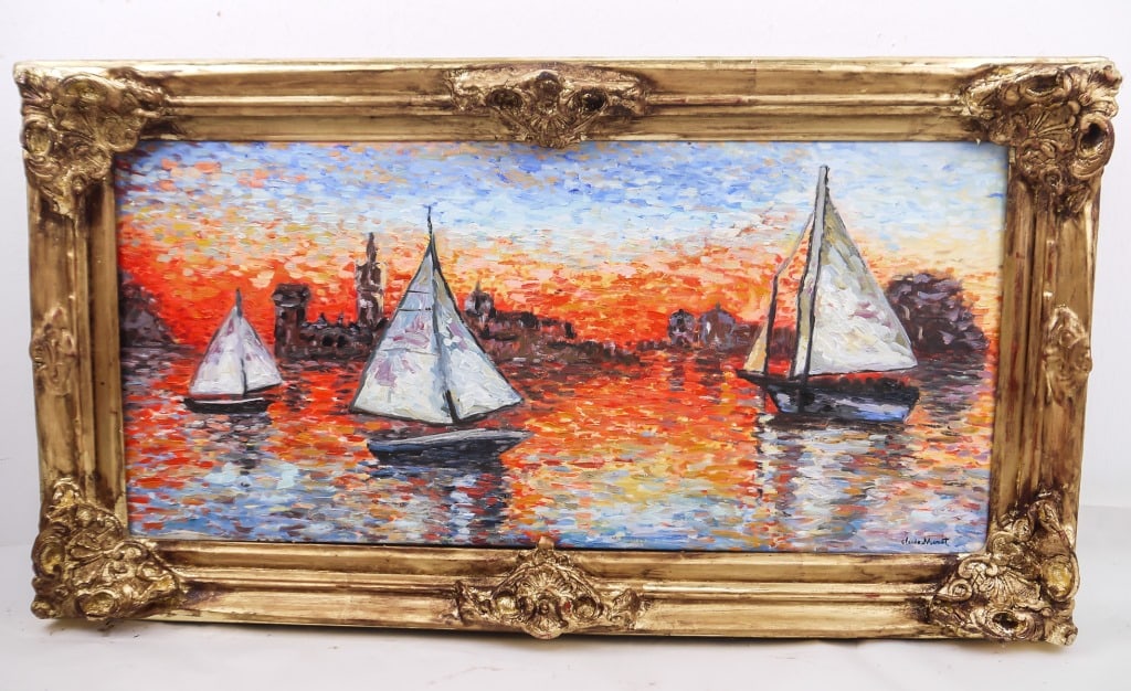 OOC Sgd Claude Monet Bernheim Jeune & C No. 8965 (1 of 10)