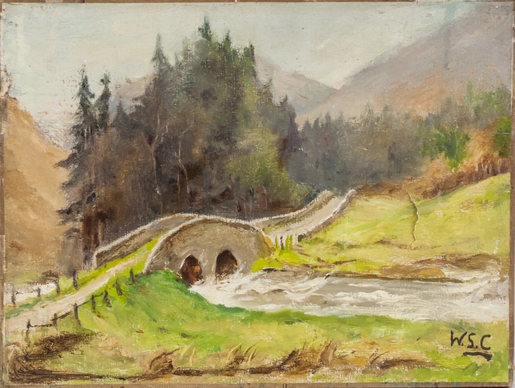 OOC Signed Winston Churchill Galerie Beyeler Paris (1 of 10)