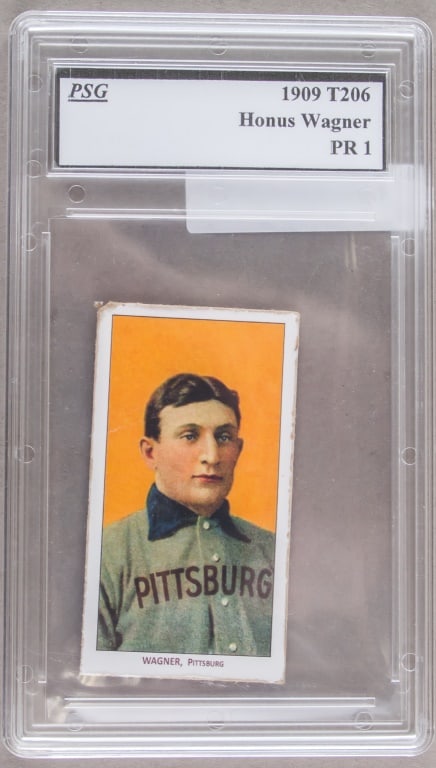1909 T206 Honus Wagner PR1 Card PSG (1 of 4)