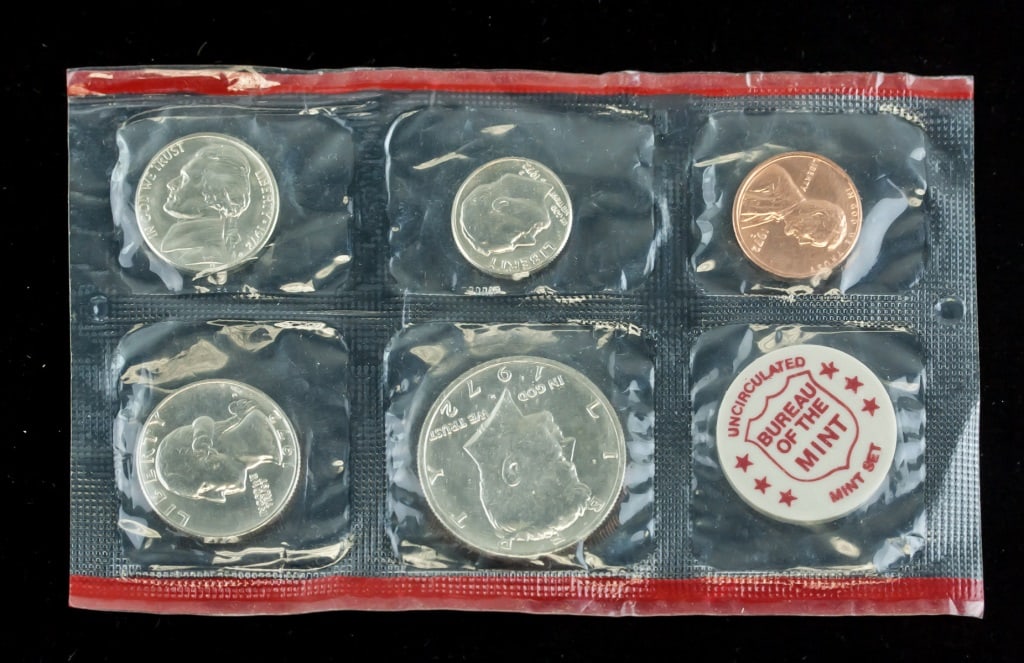 1972 United States Uncirculated Coin Set (1 of 6)