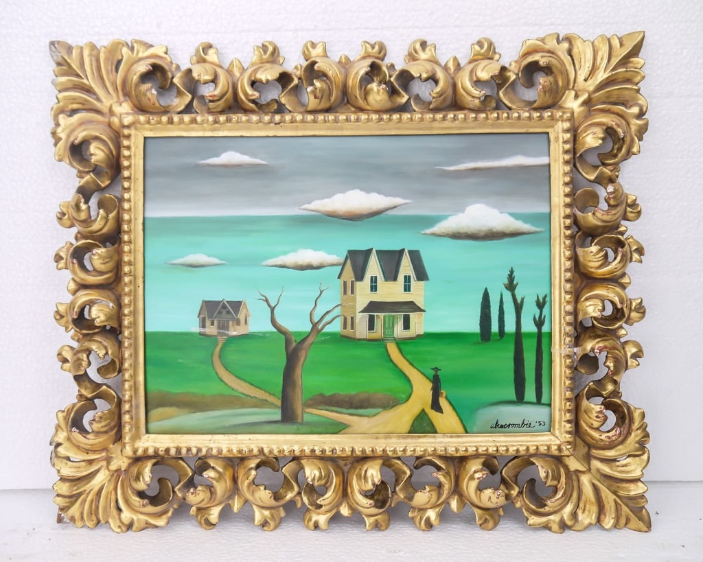 Oil Masonite Sgd Abercrombie '53 Galeries of AAA (1 of 10)