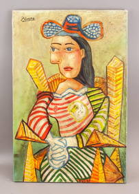 Oil on Canvas Signed Picasso Musee d' Orsay Paris (1 of 12)
