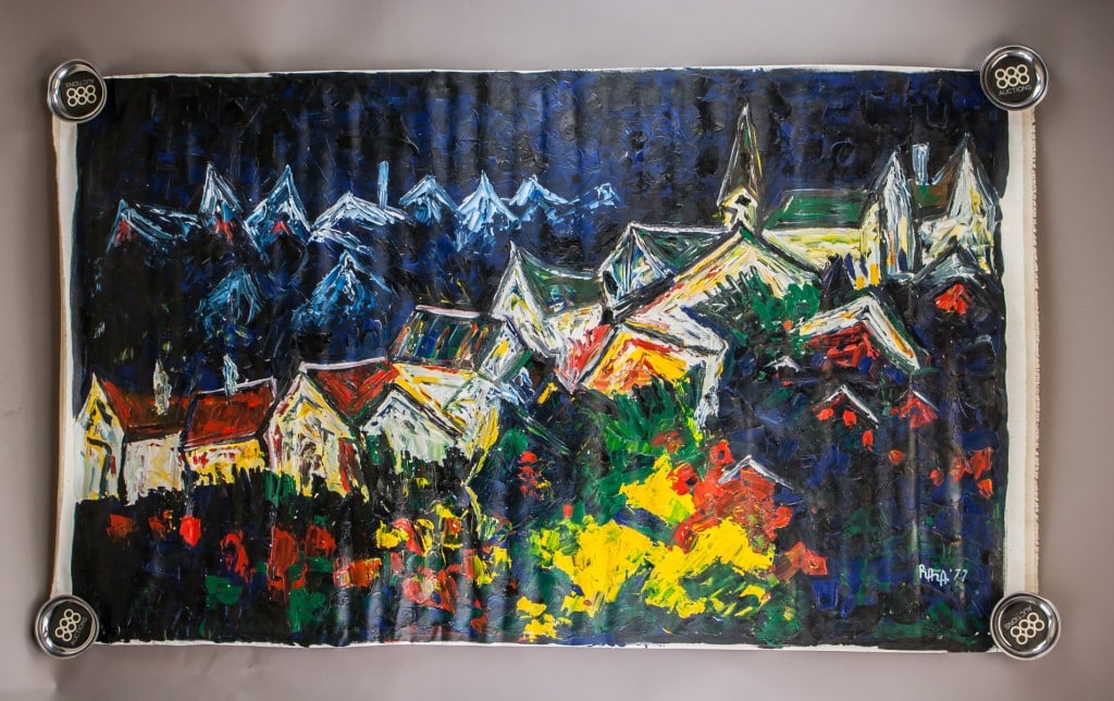 Indian OOC Signed Sayed Haider Raza w/ COA '1977 (1 of 11)